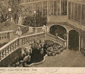 ab0553 - VINTAGE POSTKARTE - ROM Stadt: Grand Hotel de Russie