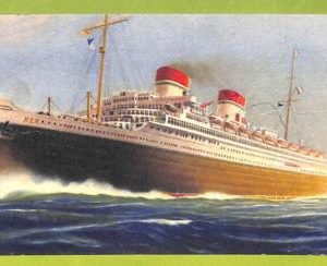 af7746  - ITALY -VINTAGE POSTCARD Ansichtskarten - SHIP "REX" NAVI