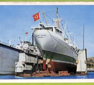 af7748  - TURKEY -VINTAGE POSTCARD Ansichtskarten - SHIP "Namik Kemal" NAVI