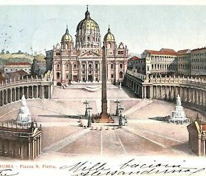 ab0578 - VINTAGE POSTKARTE - ROM Stadt: Petersplatz