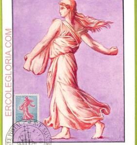 ad3343 - FRANCE - Postal History - MAXIMUM CARD - 1960