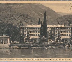 54745 -- CARTOLINA d'Epoca - LAGO di GARDA: FASANO di Gardone Riviera