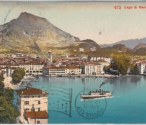 54747 -- CARTOLINA d'Epoca - LAGO di GARDA:  Riva del Garda