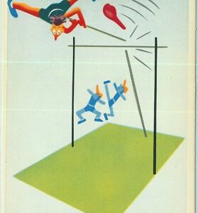 Lib7513 - CARTOLINA d'Epoca Illustrata - LITTORALI  SPORT 1935 Deseta SALTO ASTA