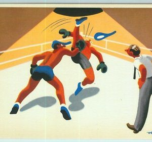 Lib7496 - CARTOLINA d'Epoca Illustrata - LITTORALI  SPORT 1935 - Boxing  BOXE