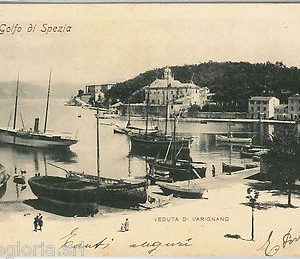 60294  - CARTOLINA d'Epoca - LA SPEZIA  -  PORTO VENERE Varignano  1900
