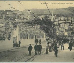 68332 - MONACO - VINTAGE POSTCARD - Monte Carlo: Palais Expo. Motorboats