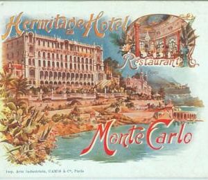 68331 - MONACO - VINTAGE POSTCARD - Monte Carlo: HOTEL HERMITAGE Illustrated