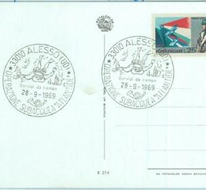 67693 - ITALY - POSTAL HISTORY - postmark on POSTCARD 1969 - Scuba diving UDINE