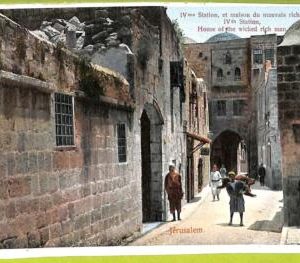 af3085 -  JUDAICA vintage postcard: ISRAEL - Jerusalem