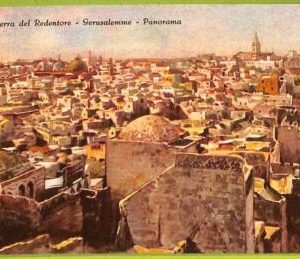 af3095 -  JUDAICA vintage postcard: ISRAEL - Jerusalem