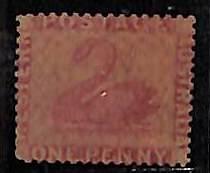 ZA0030b - WESTERN AUSTRALIA  - STAMP - SG# 38 MINT Hinged MH