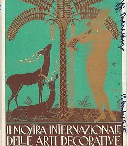 CARTOLINA d'Epoca - PUBBLICITARIA: Monza 1925  MOSTRA ARTI DECORATIVE - GUERRINI