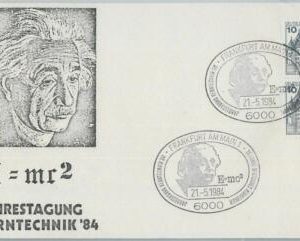 73647 - GERMANY   - Postal History -  SPECIAL  Cover  1984 - EINSTEIN