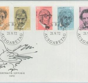73649 - SWITZERLAND - Postal History -   FDC Cover 1972 - EINSTEIN