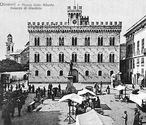 ab2513- CARTOLINA D'EPOCA GENOVA  Provincia : Chiavari - Palazzo di Giustizia