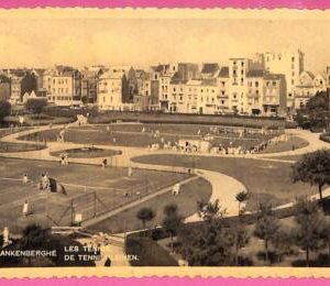 af9460 - VINTAGE  Advertising Illustrated POSTCARD - Belgium Blankenberge TENNIS