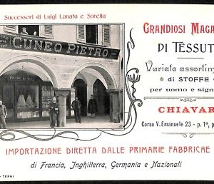 ab2518 - CARTONCINO D'EPOCA GENOVA  Provincia : Chiavari