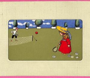 af9455 - VINTAGE  Advertising Illustrated POSTCARD - Italy TENNIS, 1918 Embossed
