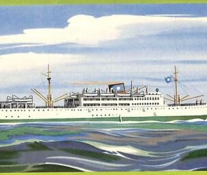 af7884 - SPAIN - VINTAGE POSTCARD Ansichtskarten - SHIP  "SATRUSTEGUI" NAVI
