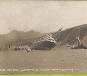 af7939 - Italy -  VINTAGE POSTCARD Ansichtskarten - Ship " Principessa Jolanda"
