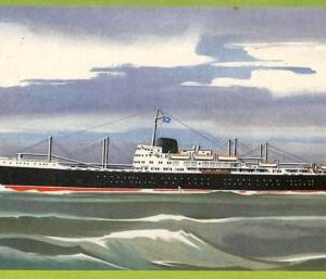 af7953 - SPAIN - VINTAGE POSTCARD Ansichtskarten - Ship "Guadepupe" Navi
