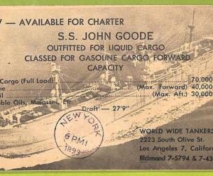 af7952 - USA - VINTAGE POSTCARD Ansichtskarten - Ship "Petrolio" Navi
