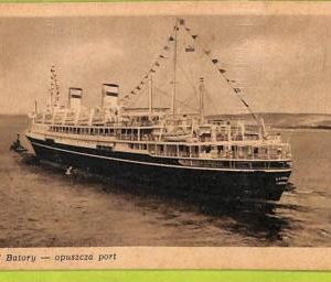 af7876 - Poland - VINTAGE POSTCARD Ansichtskarten - SHIP  "Barory" NAVI