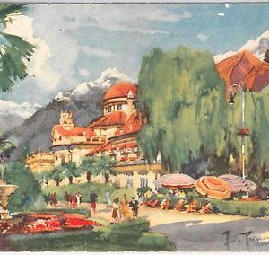 40715   CARTOLINA d'Epoca - BOLZANO - MERANO : ILLUSTRATA 1939