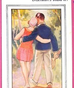 af9451 - VINTAGE  Advertising Illustrated POSTCARD -  TENNIS