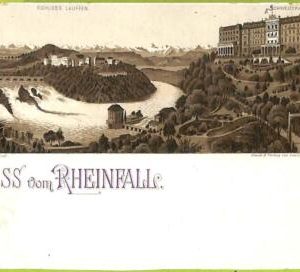 ad4955 - SWITZERLAND Schweitz -Ansichtskarten VINTAGE POSTCARD -  Rheinfall