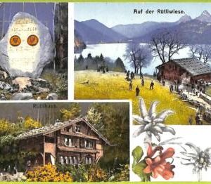 ad4952 - SWITZERLAND Schweitz - Ansichtskarten VINTAGE POSTCARD-Rutli (URI)-1909