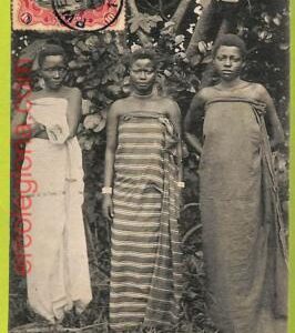 af4190 - CONGO - VINTAGE POSTCARD Ansichtskarten - 1909 - ETHNIC