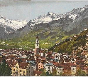 40733   CARTOLINA d'Epoca - BOLZANO - MERANO : PANORAMA 1908