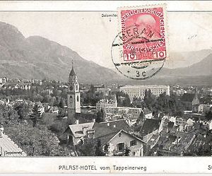 40735  CARTOLINA d'Epoca - BOLZANO - MERANO : PALACE HOTEL