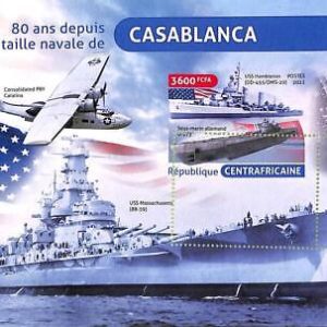 A7271 - CENTRAFRICAINE -  ERROR MISPERF Stamp Sheet - 2022 - Military Aviation