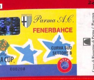 C1341 - Vecchio BIGLIETTO PARTITA CALCIO - 1998 / 1999  PARMA vs FENERBAHCE