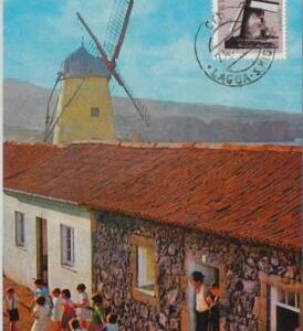 63629 - PORTUGAL - POSTAL HISTORY: MAXIMUM CARD 1971 -  ARCHITECTURE  Windmill