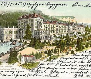 40748   CARTOLINA d'Epoca - BOLZANO - MERANO : GRAND HOTEL PENEGAL 1905