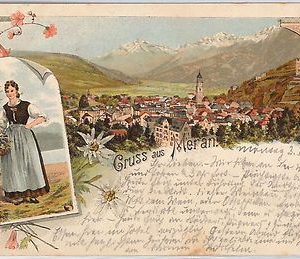 40765   CARTOLINA d'Epoca - BOLZANO - MERANO : GRUSS AUS MERAN  1894
