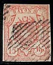 94990aB  - SWITZERLAND -  STAMPS  - Zumstein # 20 -  VERY Fine USED