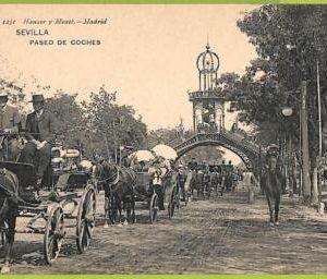 6394 - SPAIN - VINTAGE POSTCARD - Sevilla - Paseo de Coches