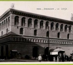 6365 - SPAIN - VINTAGE POSTCARD - Zaragoza - La Lonja