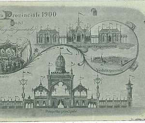 34346 -  CARTOLINA d'Epoca BARI Città  -  Mostra Provinciale  1900