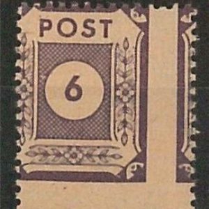 42056 - GERMANY Ost Sachsen - STAMPS -  Mi # 58 SHIFTED perforation  - MNH