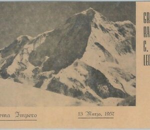 76702 - PUBBLICITA' d'Epoca - LECCO Citta'  - CINEMA IMPERO: Gruppo Ragni