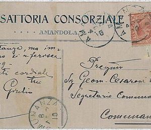 CARTOLINA d'Epoca ASCOLI PICENO provincia - Amandola 1910