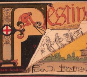 Lib505 - CARTOLINA d'Epoca Illustrata - PESCA BENEFICENZA Milano DA PORTO