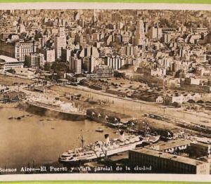 af0268 - ARGENTINA - VINTAGE POSTCARD - Buenos Aires - Porto - 1938