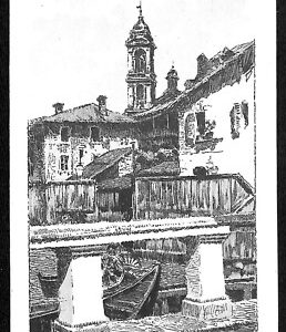 ab1000 - CARTOLINA D'EPOCA - MILANO Città : Campanile di S. Stefano